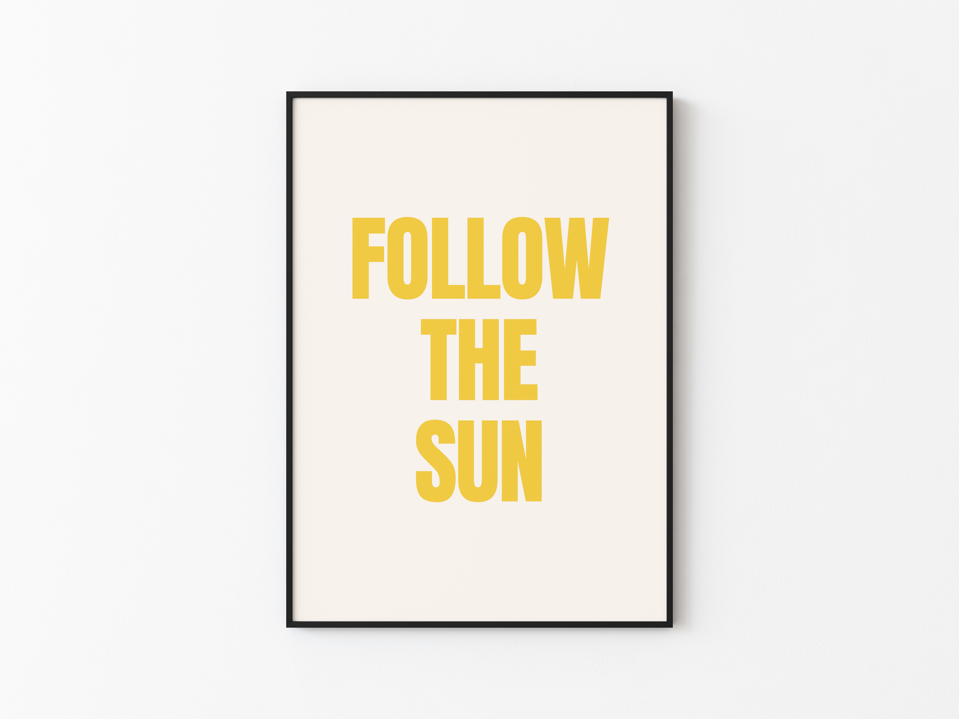 FOLLOW THE SUN